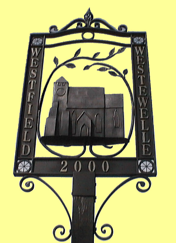 Westfield village - millennium sign